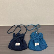 可爱小花斜挎儿童小包包新款韩系小清新单肩挎包女宝宝零钱包牛仔
