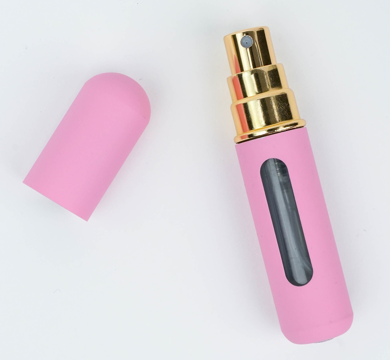 Botella de subenvasada con perfume en la parte inferior de 5ml, botella cosmética en aerosol reciclable, botella de pintura elástica de perfume de muestra portátil