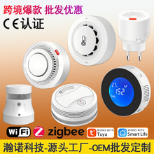 涂鸦智能WiFi燃气报警器APP远程控制厨房火灾烟感探测器传感器