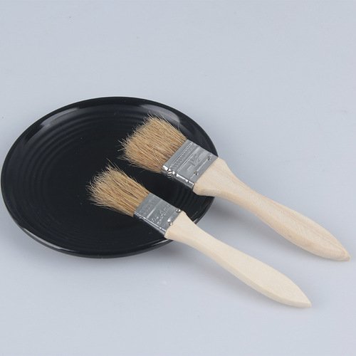 Manufacturer wholesale 2-pack barbecue brush portable bristle baking barbecue seasoning brush outdoor supplies paint brush