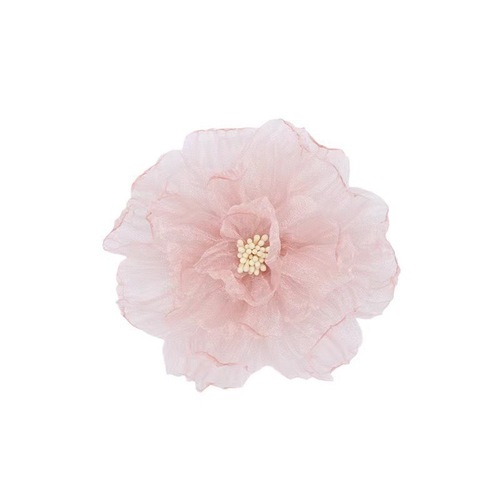 Ultra-fairy Tulle Flower Hair Clips for Women | Summer Forest-Style Side & Back-of-Head Hairpins | Sweet, Girly, and High-End Headwear