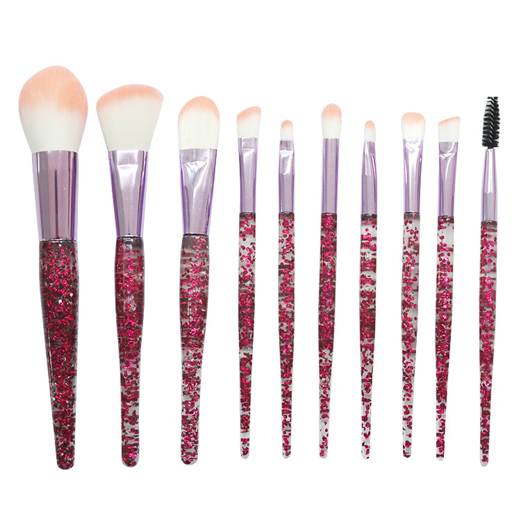 Precio de estudiante cebolla polvo diez maquillaje cepillo conjunto maquillaje cepillo traje diez polvo lentejuelas manejar belleza herramientas al por mayor