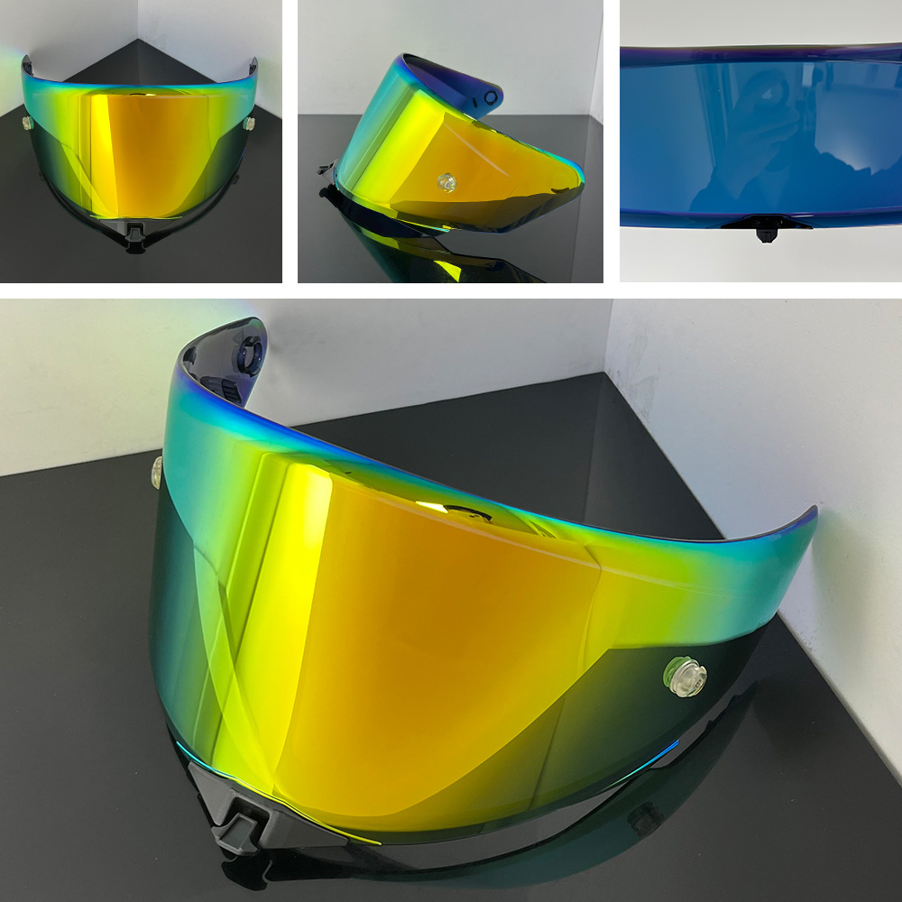 Tt-Revo Helmet Lens Full-Face Helmet Sun Protection Mirror-Coated Day and Night Universal Ttr Mirror Motorcycle Helmet Accessories
