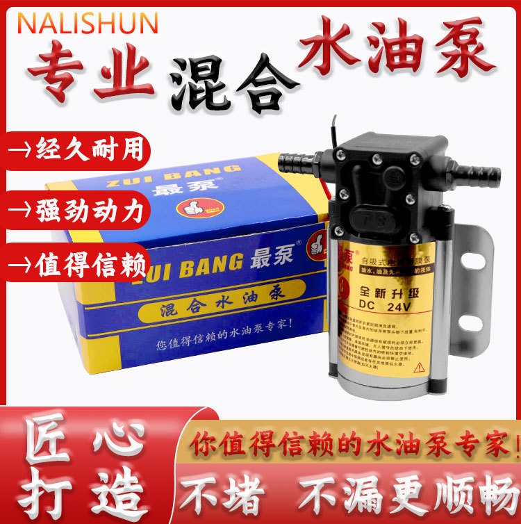 Car Truck Oil Pump 12V24V Gasoline Diesel Pump Water Pump High Power Vehicle Oil Pump