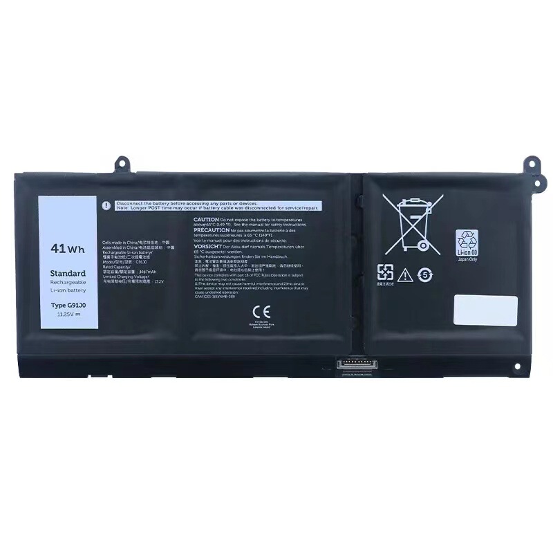 For dell dell latitude 3320 3520 3420 G91J0 V6W33 laptop battery