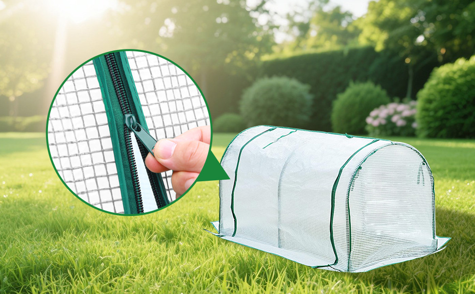 Serre de jardin avec fermeture éclair pour plantes et semis_voghion.com