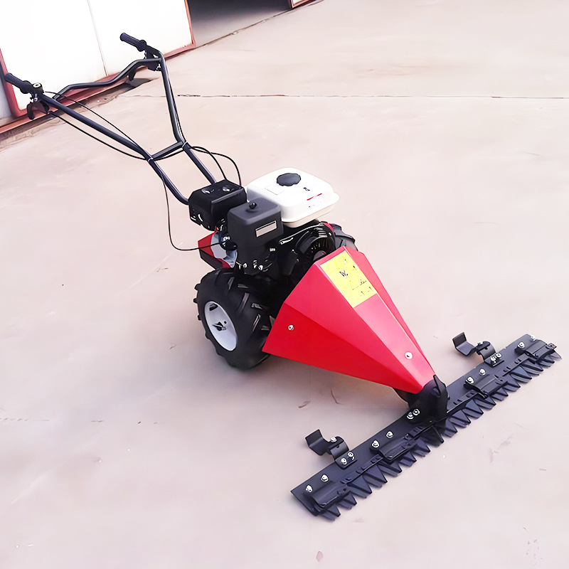 手推式汽油柴油剪刀式割草机 80 90 120割副农用开荒除草机