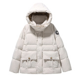 Зимний длинный пуховик, дорожная куртка, средней длины, в корейском стиле