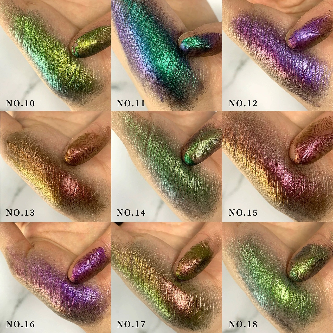 光学变色龙眼影