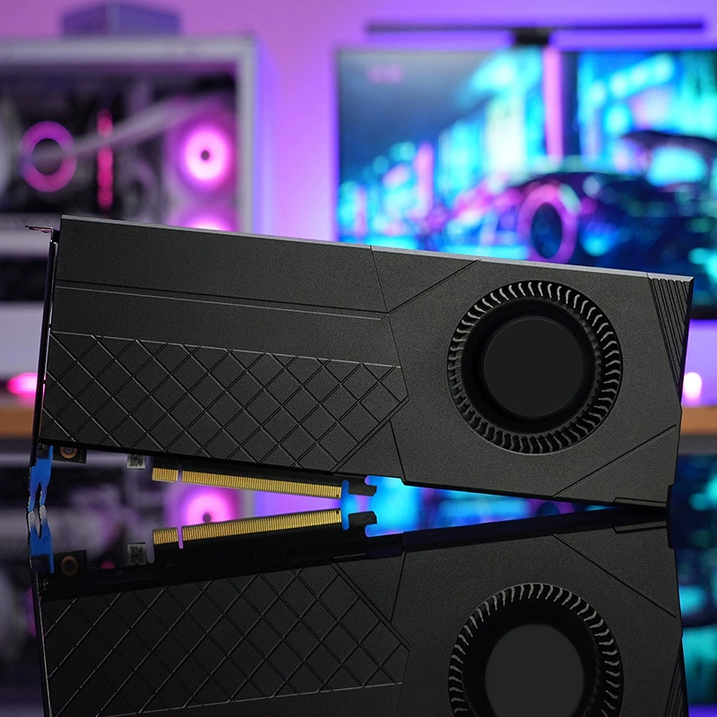 RTX3060 12G турбо карта серверный настольный компьютер GPU глубокое обучение ИИ графическая визуализация