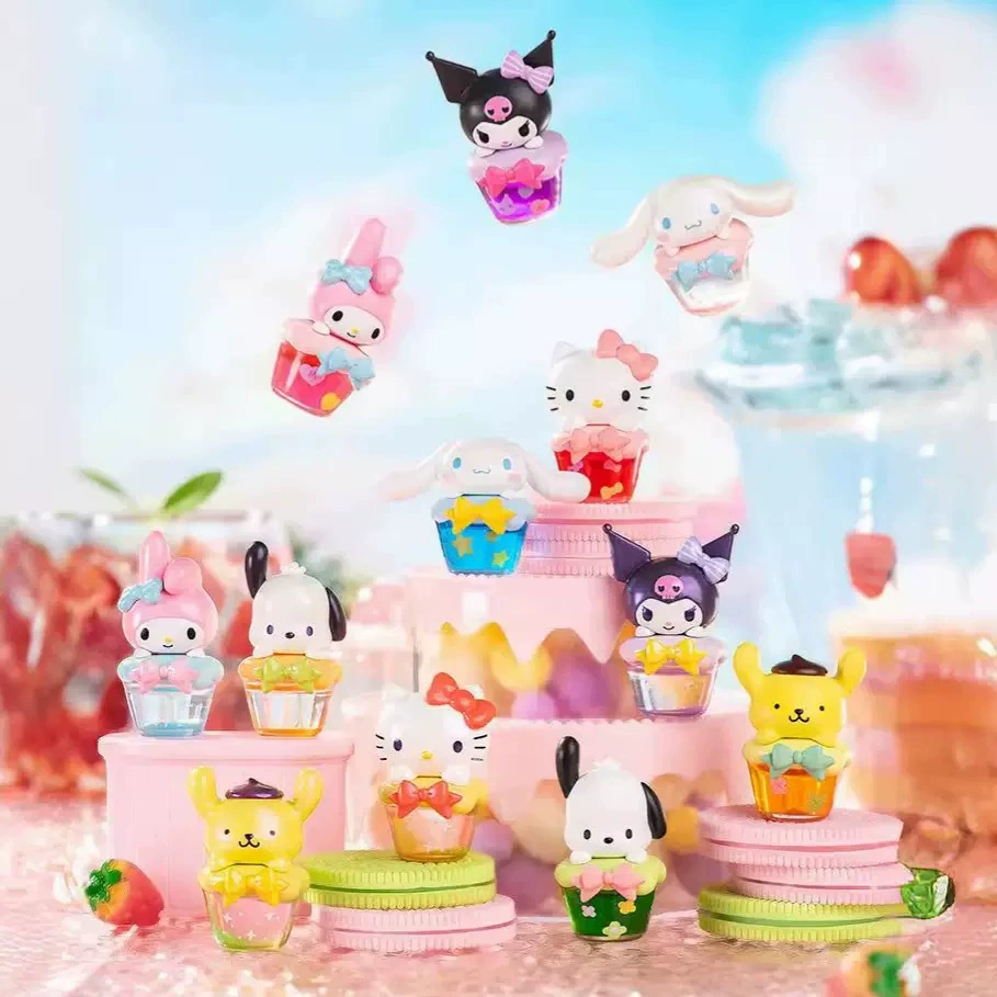 Трендовый и знаменитый оригинальный напиток серии Sanrio с дофамином, милые бобы, Kuromi, Pacha, собака, милые зерна