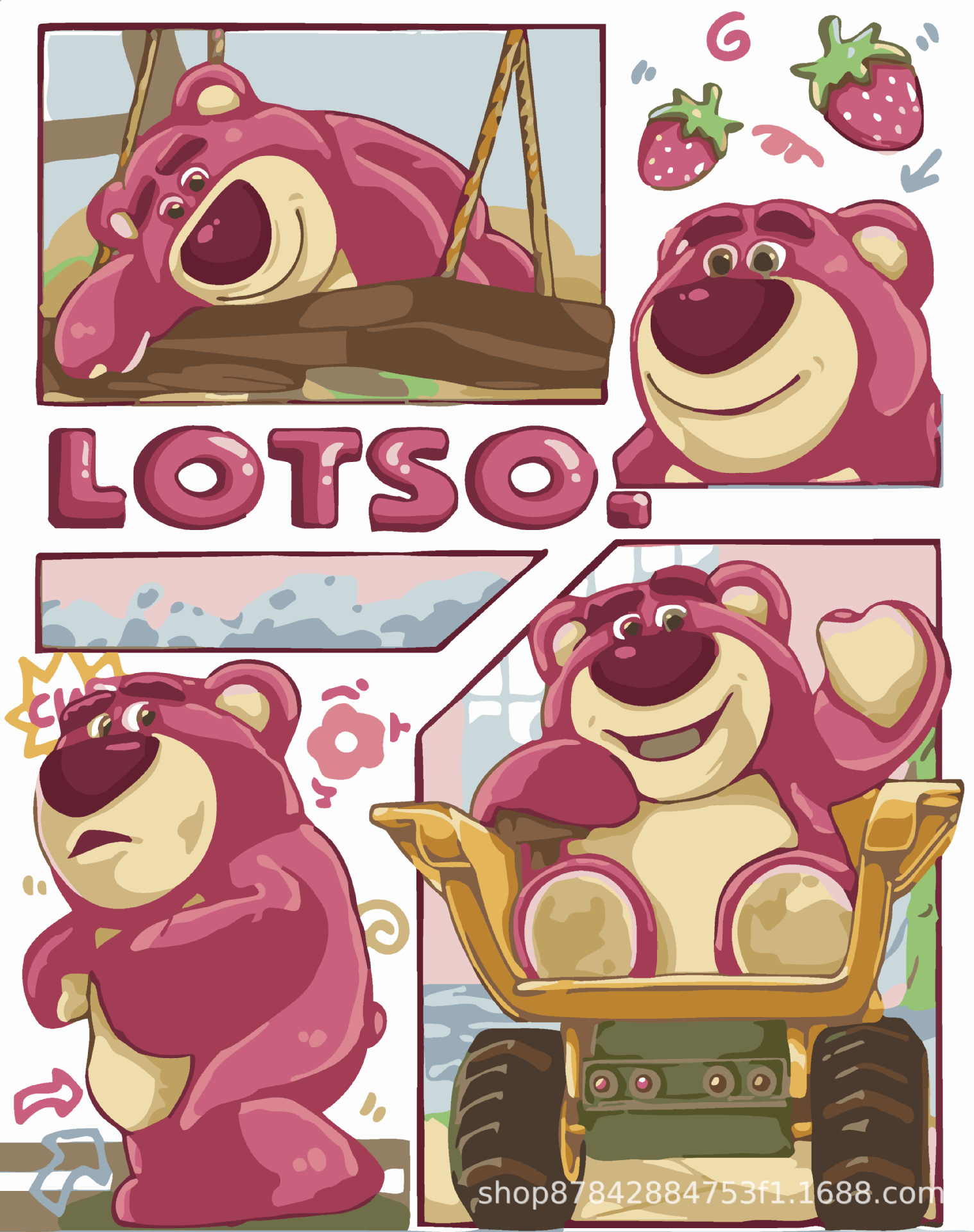 Pintura al óleo digital bricolaje al por mayor hecho a mano relleno de color curación descompresión popular para niños flor nieve montaña decorativa pintura de paisaje