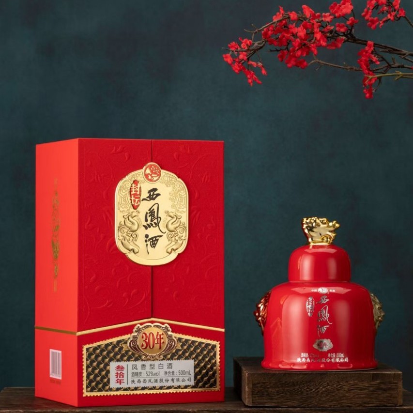 西凤酒年份封坛30/20/10年52度绵柔凤香型500ml