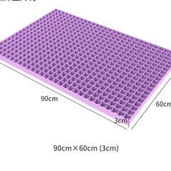 Tpe無圧マットレス快適柔らかい格子縞シートフェザー正気通気メッシュ蜂の巣薄いパッド