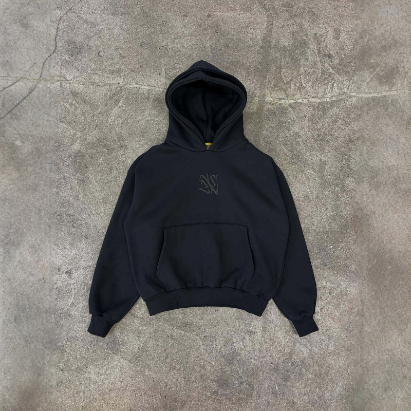 European and American Cross-Border Wholesale Personalized Double-Cap Sweatshirt Long-Sleeved Pullover Hoodie Retro Jacket Street Trendy Y2K