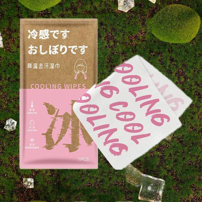 冷却アイスタオル、アウトドアスポーツタオル、冷却汗取りワイプ、携帯用、快適、植物治癒力、軍事訓練、消臭、冷却|undefined