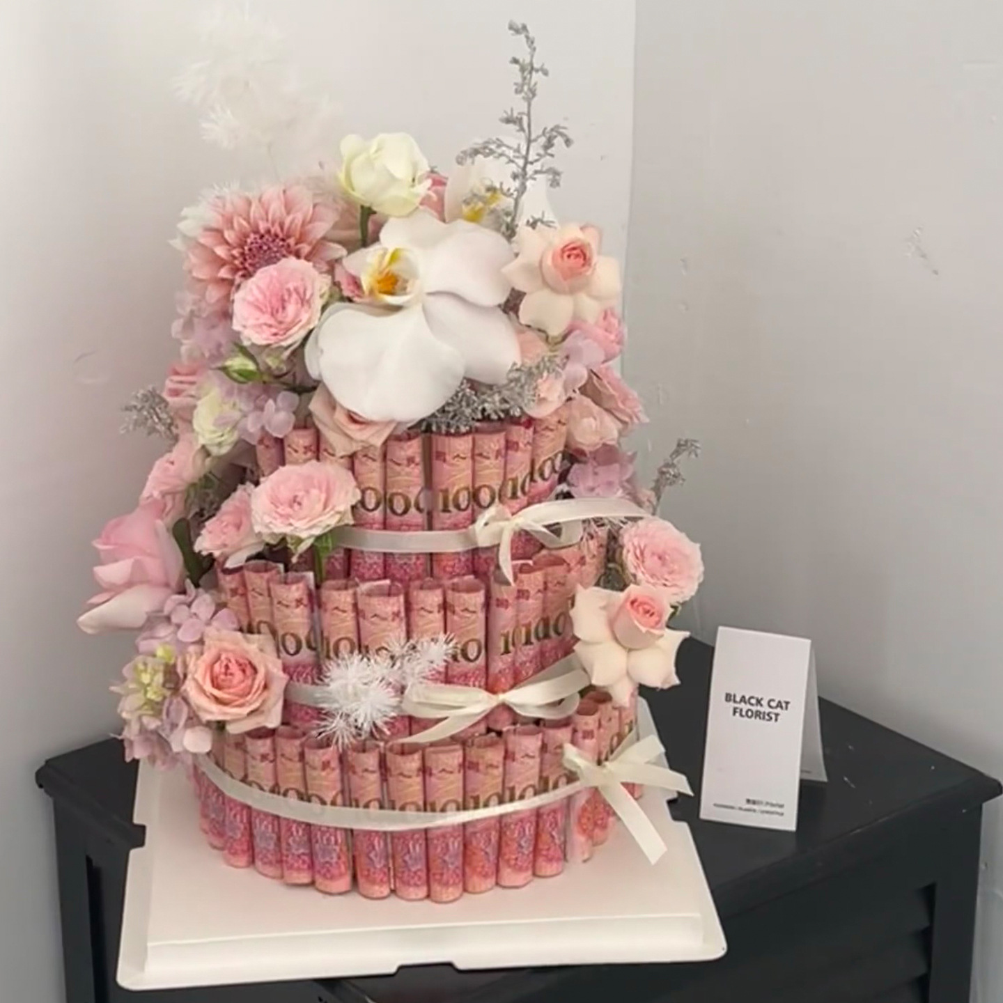 Florista molde de espuma molde de paquete de flores de flores de dinero material DIY hecho a mano