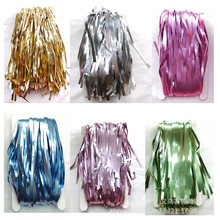 亚光磨砂金雨丝帘1X2米雨丝流苏气球装饰帘婚房派对背景墙窗帘