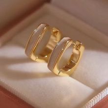 2024新款适合夏天的高档耳环女轻奢高级感几何耳钉耳饰耳扣气质