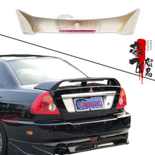 适用10-15款三菱蓝瑟尾翼 东南菱帅尾翼改装带灯后尾翼打孔定风翼