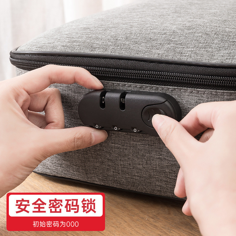 家庭用証明書収納バッグ大容量家庭用証明書パスポートカードバッグ防水ファイルファイルファイル整理収納袋|undefined