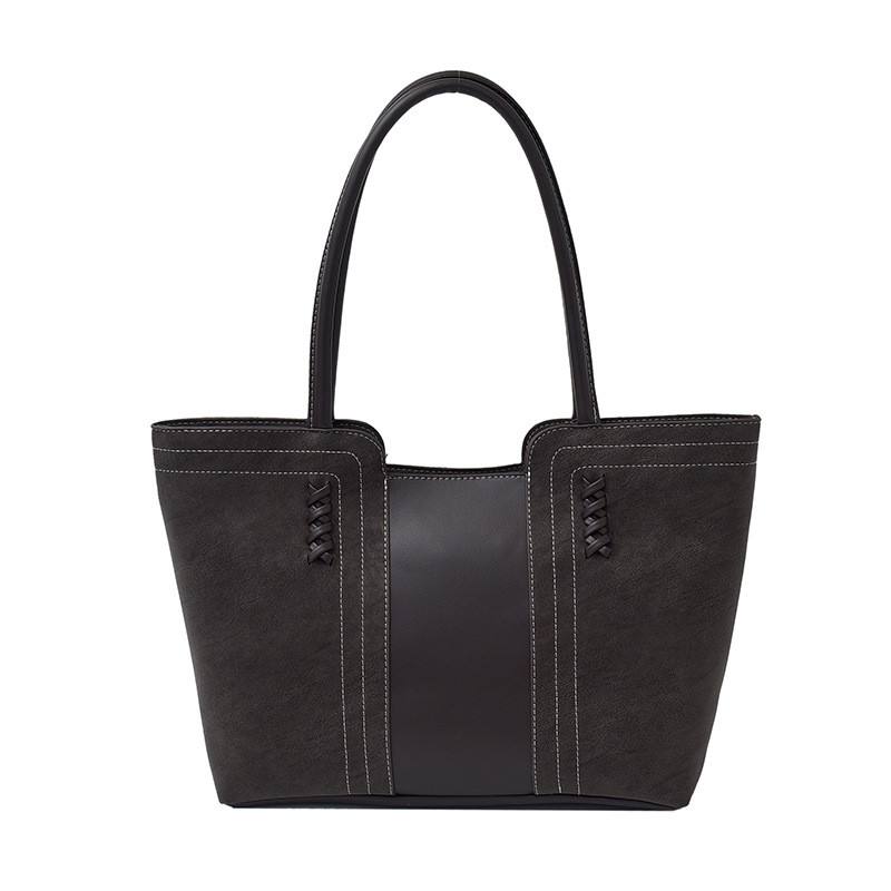 Henggeng nuevo retro gaudón de cuero, bolso de hombro de viaje, bolso de mujer transfronterizo, bolso de gran capacidad, bolso tote image 8