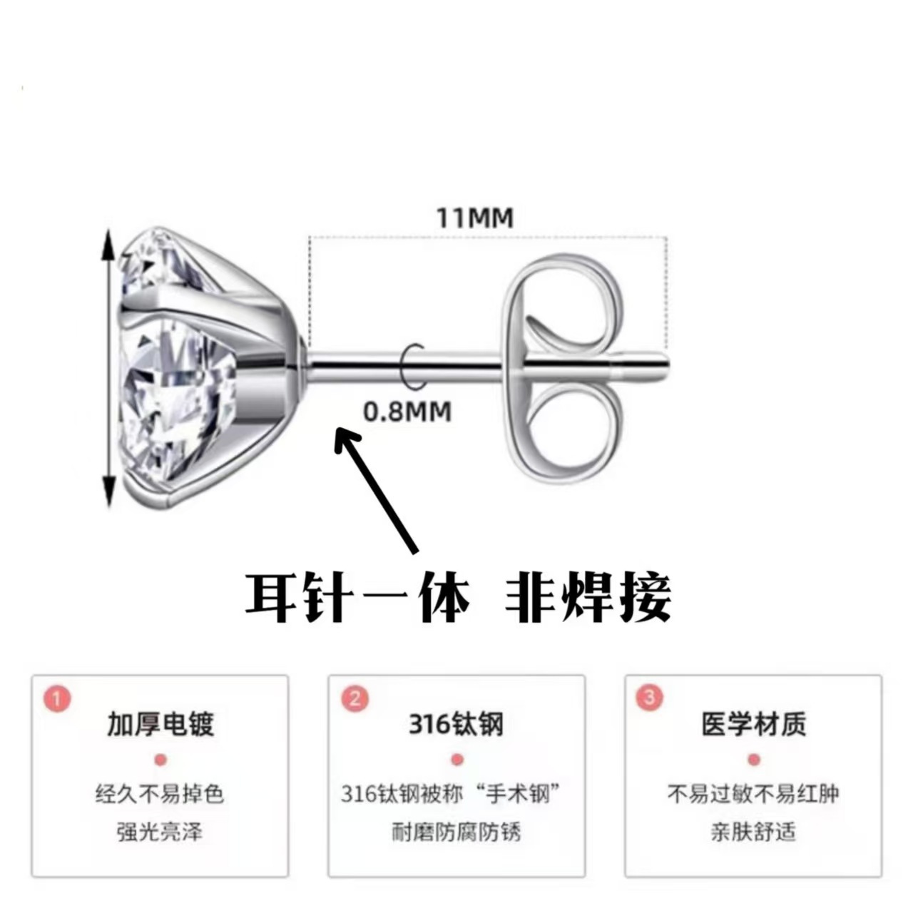 Labret stud lip piercing jewelry styling detail