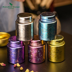 必唯純チタン旅行茶葉缶140ml携帯大型密封缶軽量携帯調味料缶貯蔵タンク