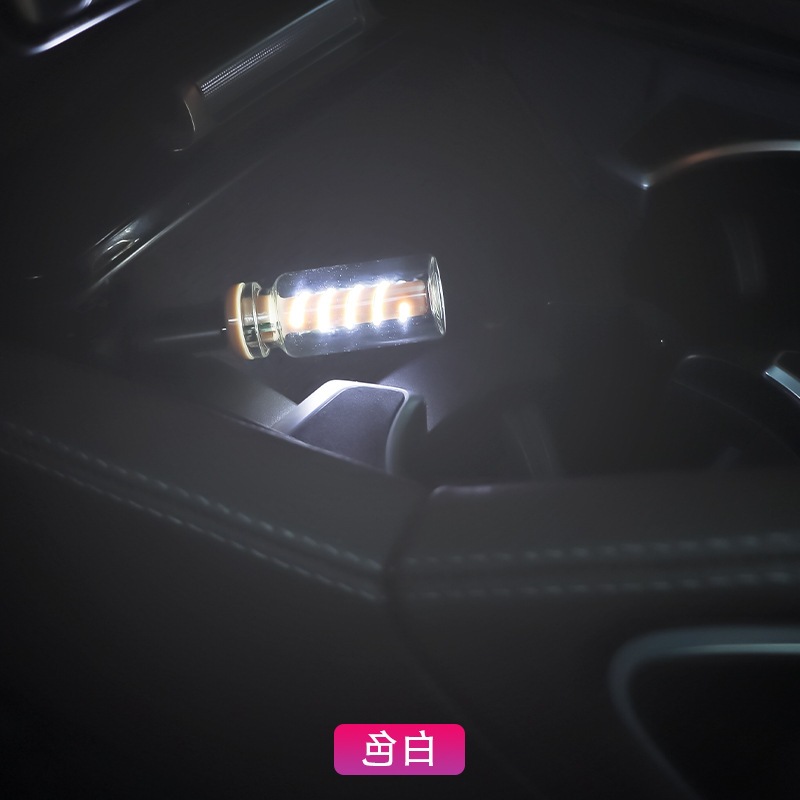 LED espiral transparente tacto USB luz de noche interior del automóvil LED luz de inducción de atmósfera image 12