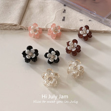 baby杨颖同款山茶花小抓夹女夏季秋冬公主头发夹发饰小号刘海夹子