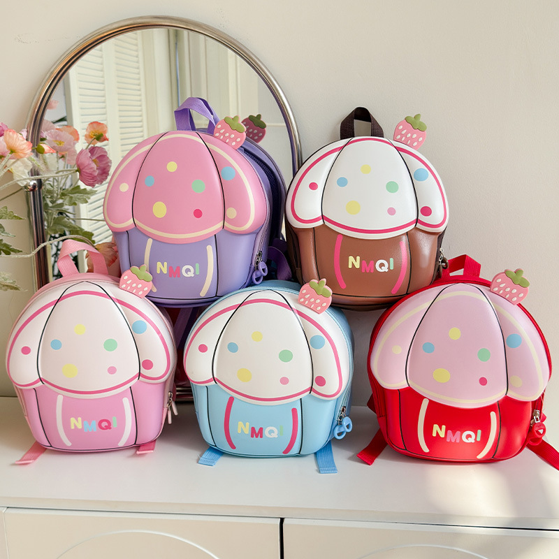 Bolsas para niños nuevos lindos pastel de dibujos animados para hombres y mujeres 2025 mochila bolsas escolares de jardín de infantes ligeras bolsas de cáscara dura