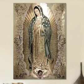 跨境亚马逊外贸巴黎圣母院装饰油画布工厂直发任意图片可发货