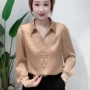长袖新款显瘦气质衬衫