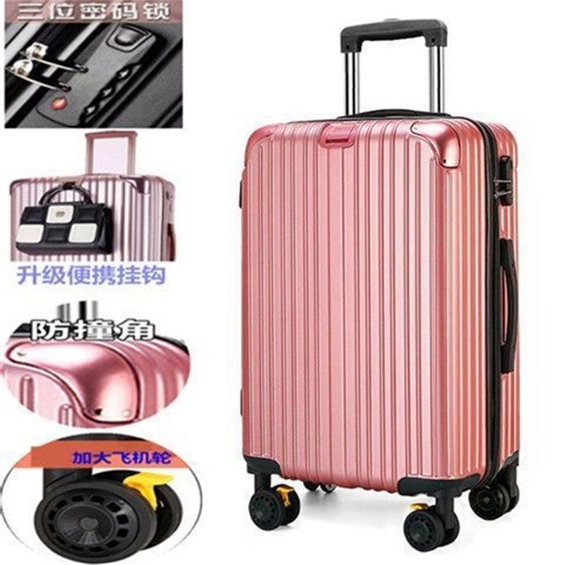 Maleta trolley 24 pulgadas 22 pulgadas maleta para estudiantes maleta para hombres y mujeres maleta de embarque caja de contraseña de 20 pulgadas 26 pulgadas cuero