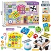 54537 Boxed [Puzzle Three-in-One Board Game Set] HT-072