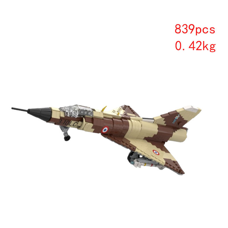 Grensoverschrijdende bestseller, direct leverbaar: MOC-169185, bouwblokjesmodel van een gevechtsvliegtuig (educatief model)._voghion.com