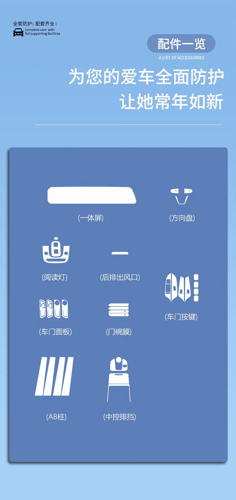 25 Models of Chery Tiggo 9 Interior Protective Film Special Central Control Screen Tpu Film Gear Shift Navigation Film Modification-Tpu