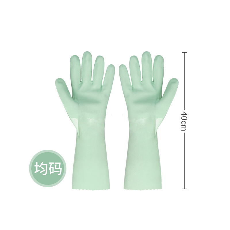 Guantes de lavado de platos para limpieza doméstica de limpieza de platos para mujeres guantes de plástico de cuero para cocina