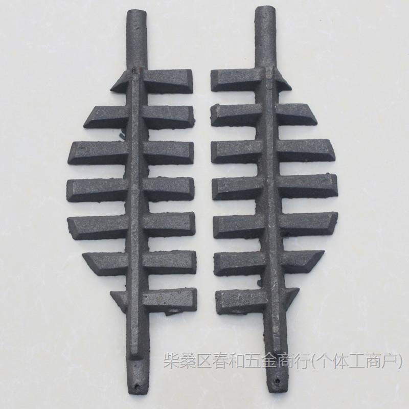 采暖炉配件炉底生铁加厚圆炉膛专用炉箅子水暖煤炉炉条炉排耐高温