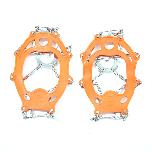 Amazon chain anti-slip shoe cover TPE18 teeth reinforced outdoor mountaineering supplies portable lightweight snow crampons
