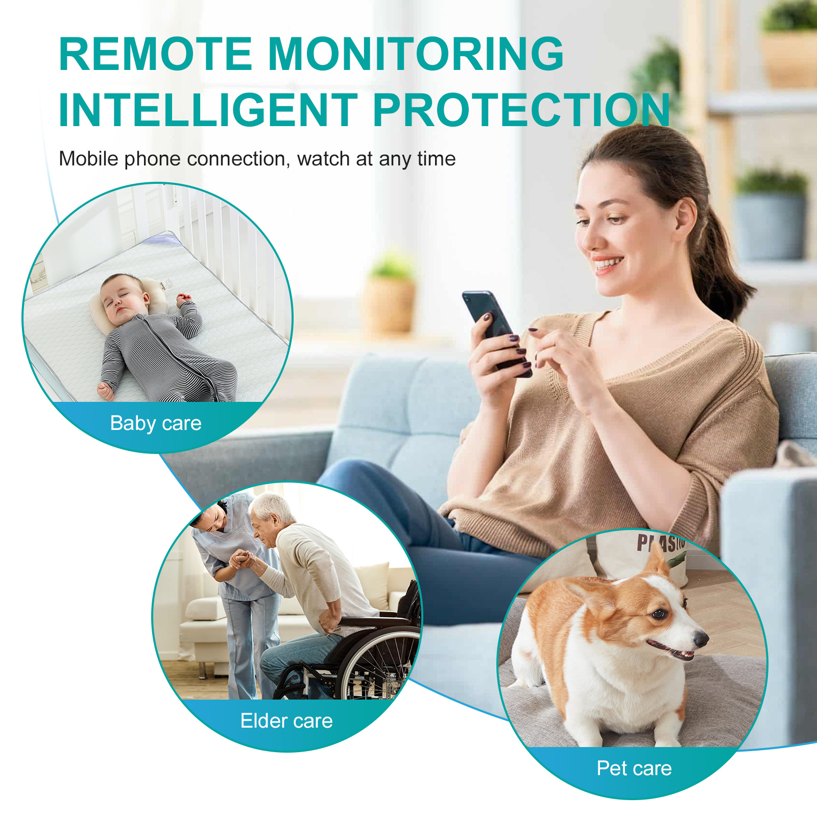The new cross-border surveillance camera high-definition night vision monitor monitors home indoor and outdoor wireless cameras undefined