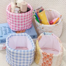 跨境新款格子化妆包包包女绗缝收纳便携水桶包大容量化妆品收纳包