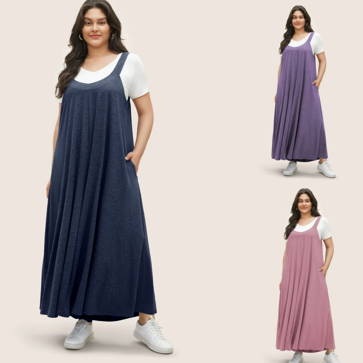 2024 весна и лето леди новый свободный повседневный комбинезон юбка амазонка независимые станции трансграничной электронной коммерции женская одежда