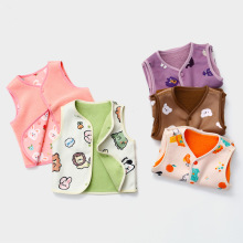 儿童马甲春秋外穿羊羔绒男女宝宝背心坎肩秋冬婴幼儿保暖小马夹