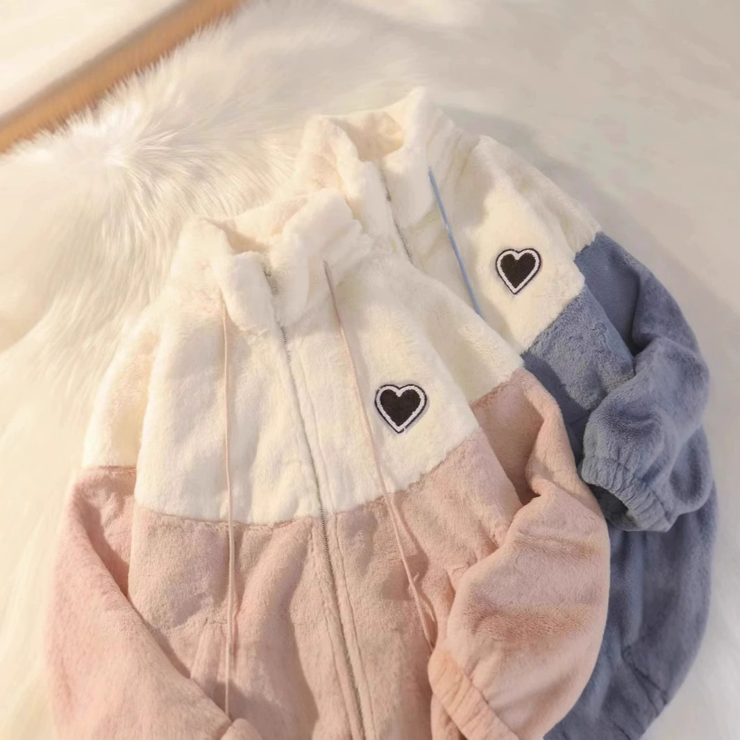 Куртка женский зимний 2024 новый корейский маленький свободный полуговоротник куртка