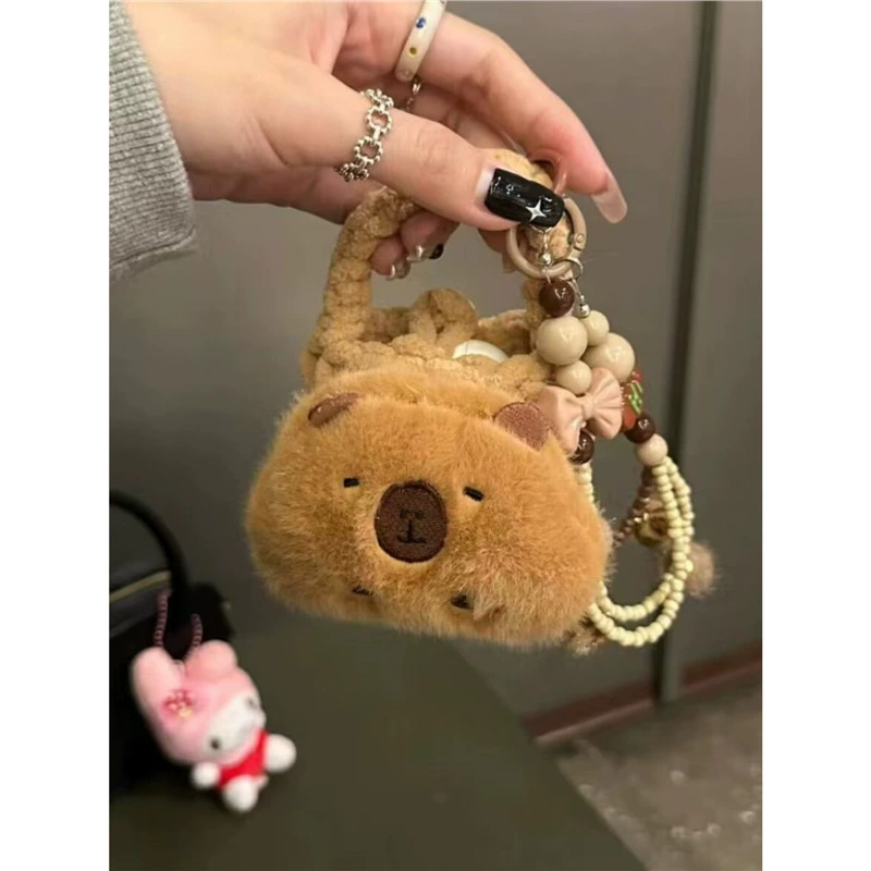 Почтовый Autumn Winter Plush Card Posela Bag - сумка-подголовник для собак с ушами или версия Kapibala, стандарт