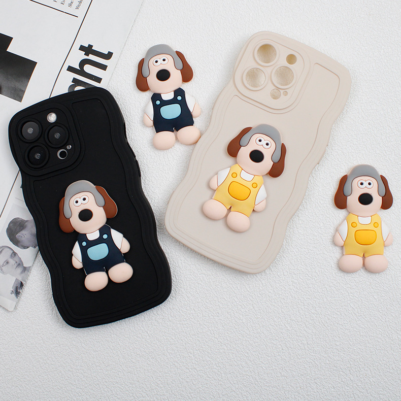 Large quantity Congyou factory direct Flying Dog silicone material DIY earphone bag mobile phone bracket sheet mobile phone accessories Large quantity Congyou factory direct Flying Dog silicone material DIY earphone bag mobile phone bracket sheet mobile phone accessories