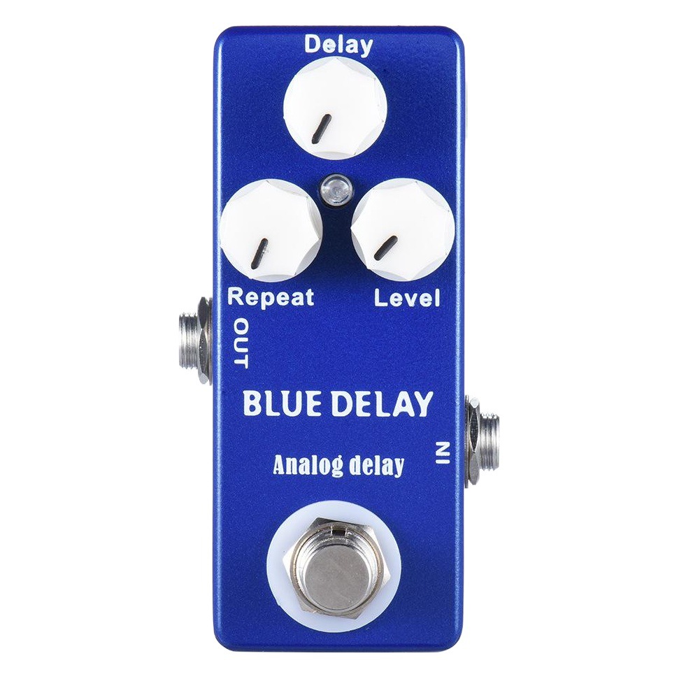 Moskyaudio azul retardo azul oscuro guitarra retardo efecto fabricante al por mayor