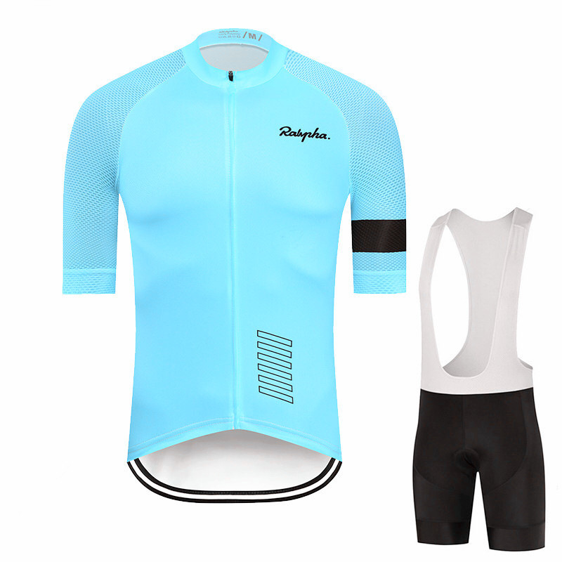 Light blue strap suit 1