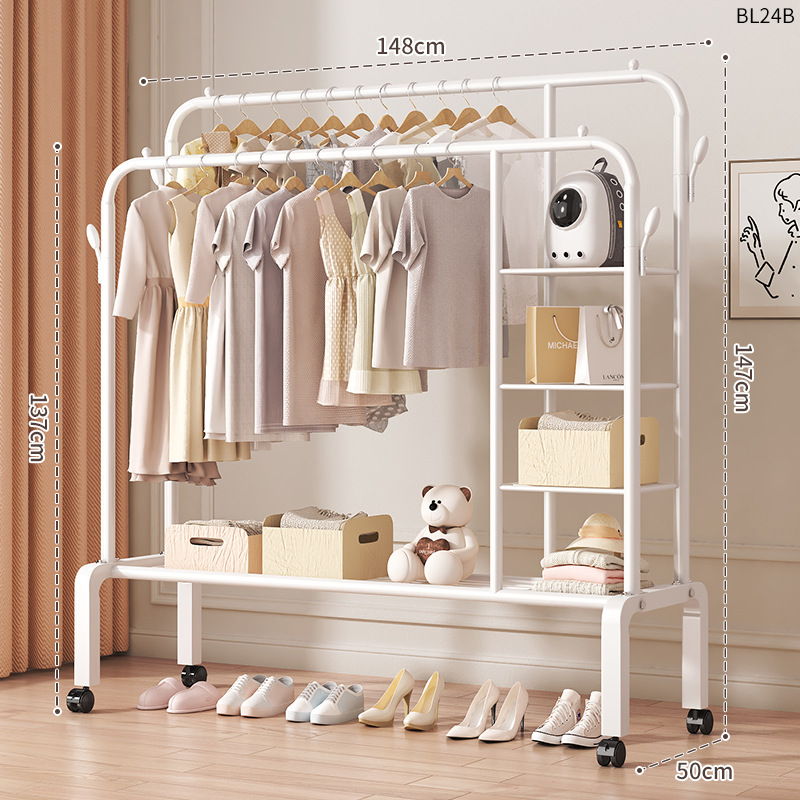 150 [화이트 더블로드] 사이드 3 층 스토리지 네트